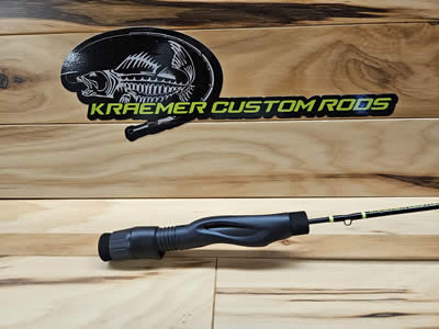 CUSTOM MADE VARMAC 8 FOOT 50 TO 130 POUND RATED RAIL ROD FISHING ROD WITH  SIC GUIDES & MORE - Berinson Tackle Company